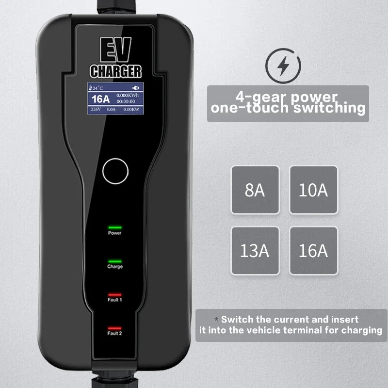Cargador EV portátil tipo 2, 1 - Type 2 Portable Ev Charger 11Kw Cee reseña y precio